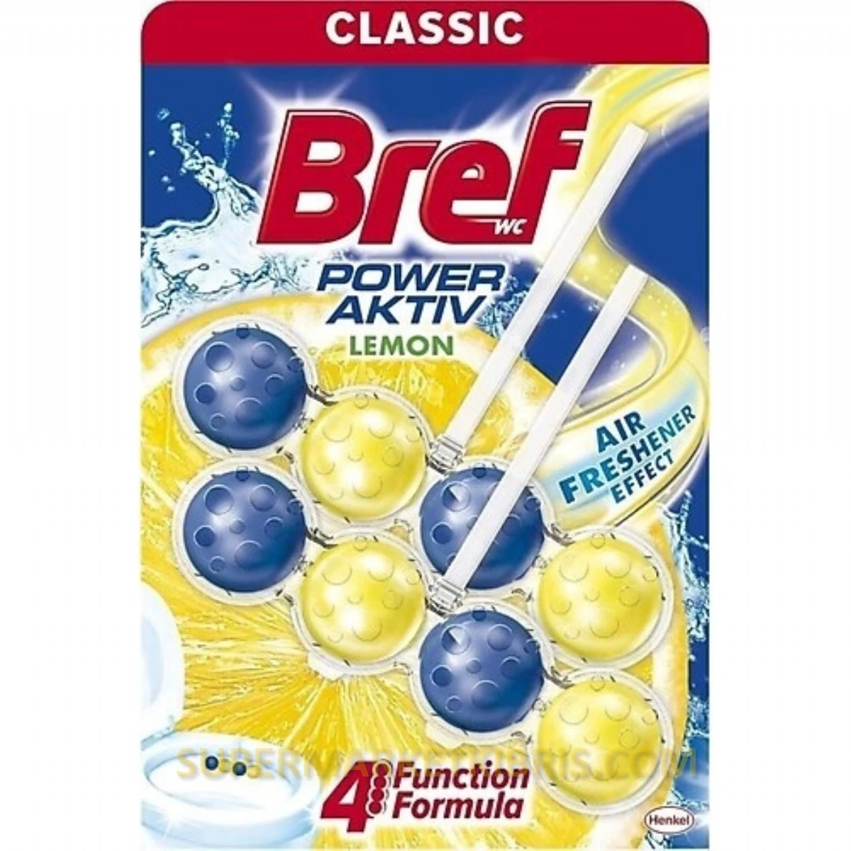 Bref WC Block Power Activ Lemon 2x50g