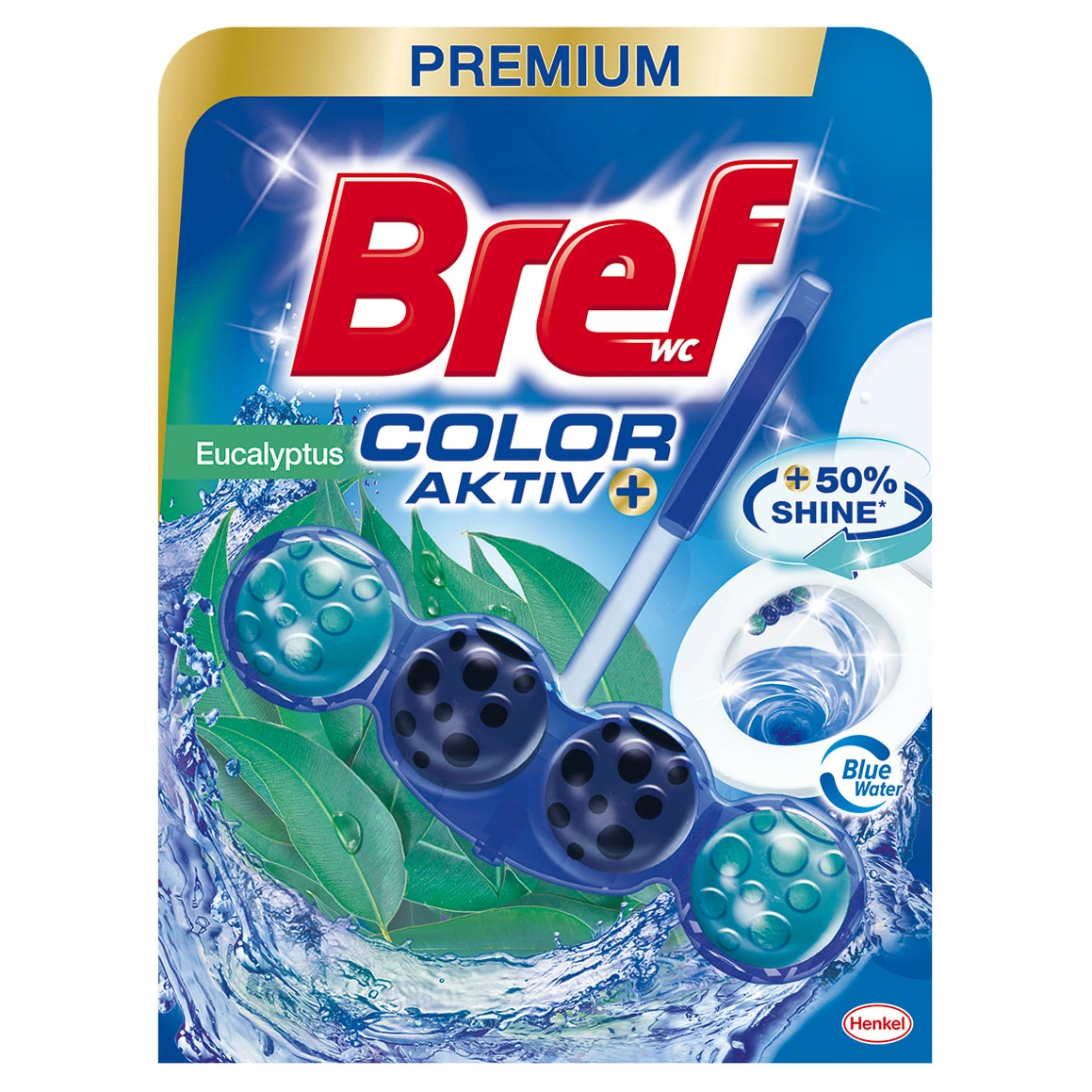 Bref WC Block Color Activ Eucalyptus 50g