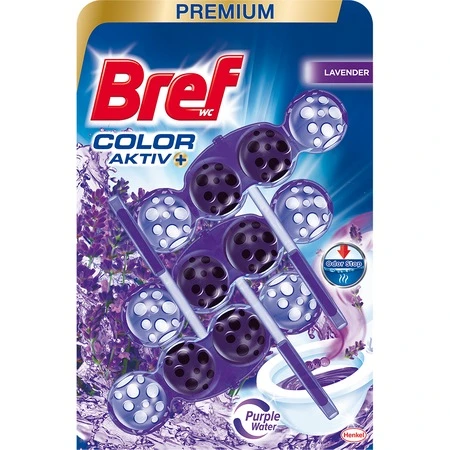 Bref WC Block Color Activ Purple Lavender 3x50g