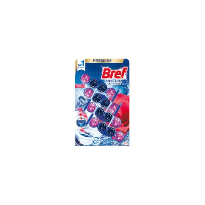 Bref Toilet Hangers Colouring Fresh Flowers 4x50g