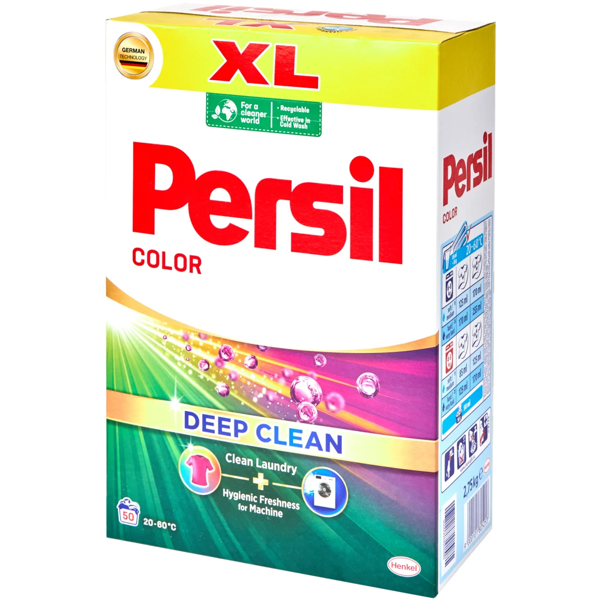 PERSIL WASHING POWDER 2.75 KG COLOUR 50 WASHES CARTON 5253
