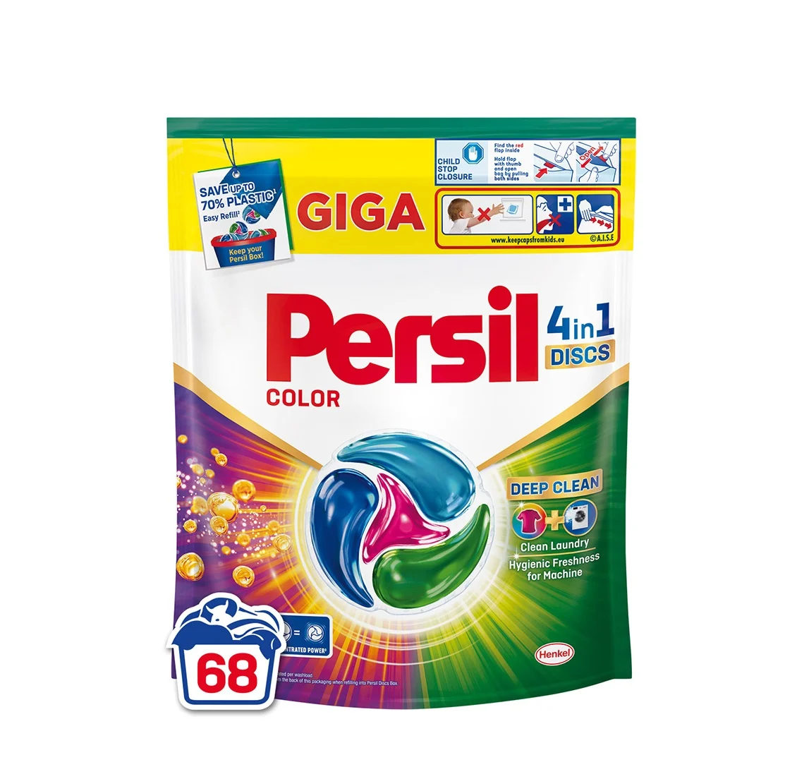 Persil discs Deep Clean 68pcs Color